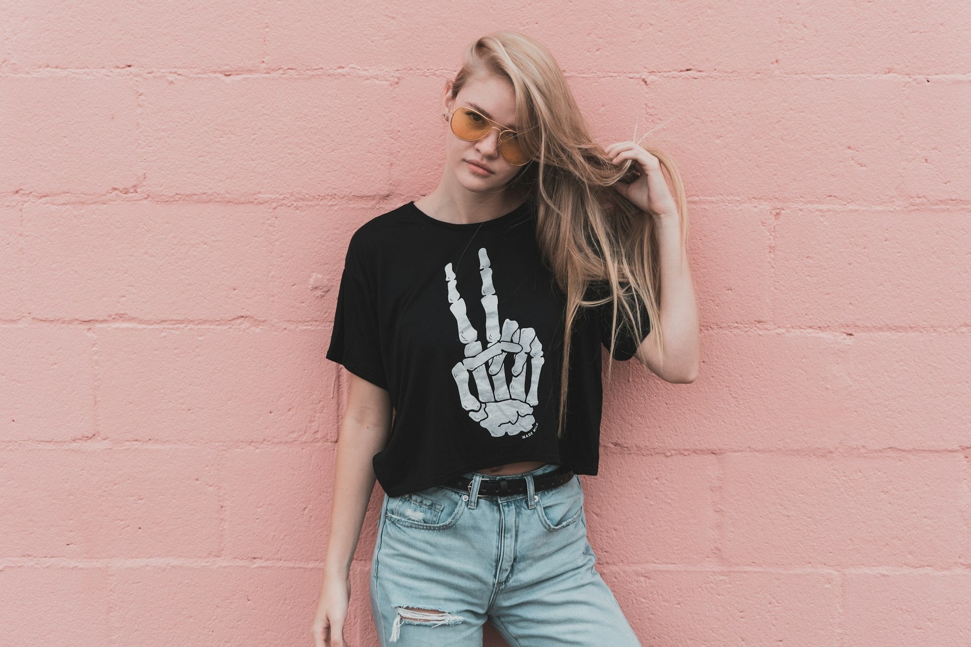 Screen printing t-shirts in workshop